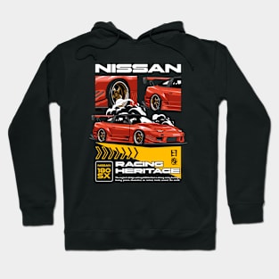 Nissan 180SX Retro Car Hoodie